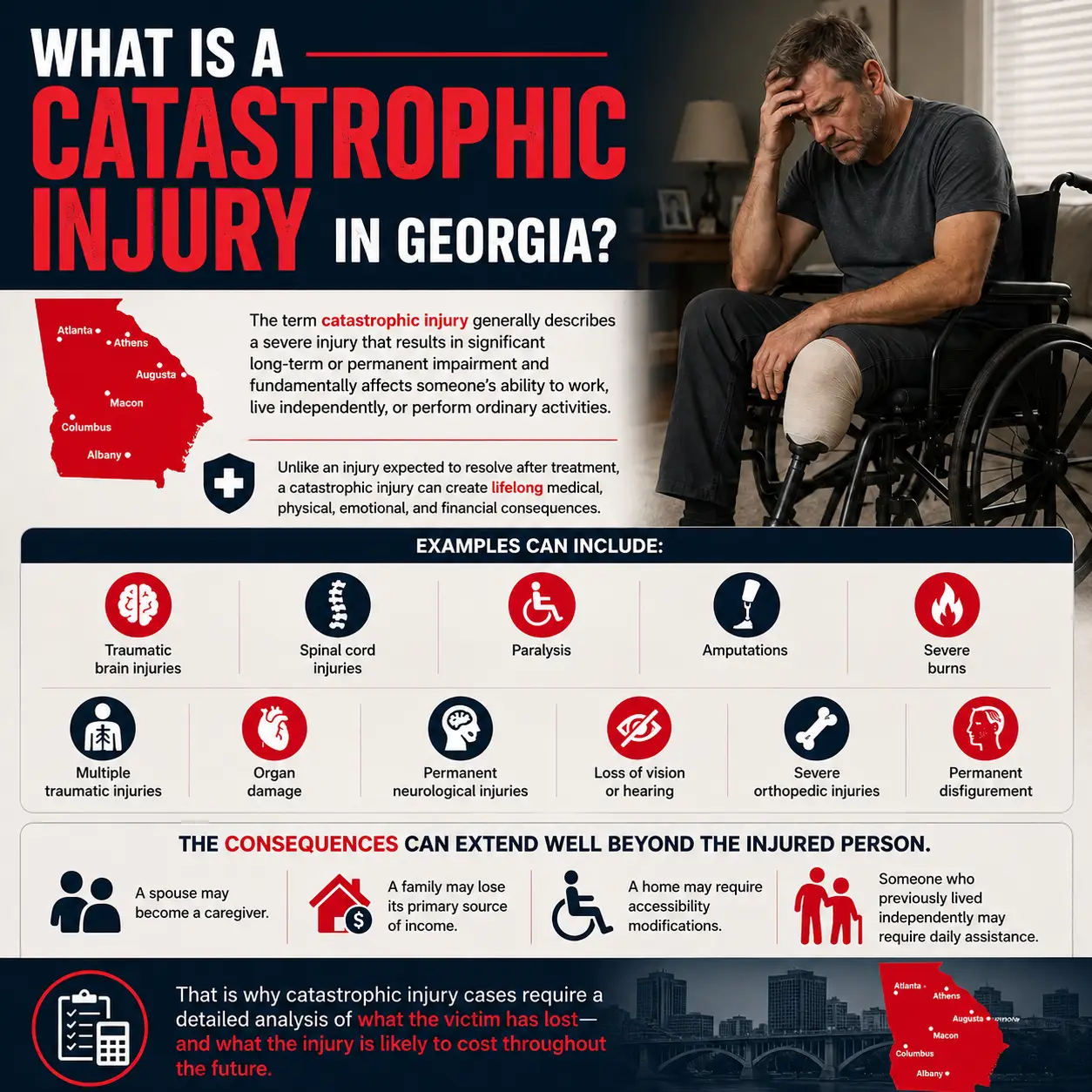 What is catastrophic injury in Georgia