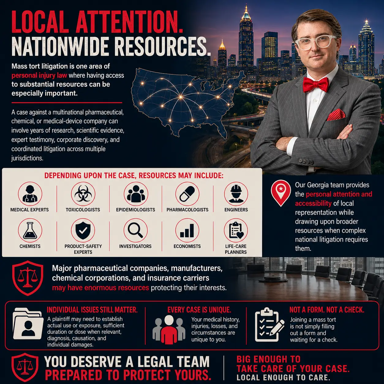 Local Georgia attention, nationwide resources